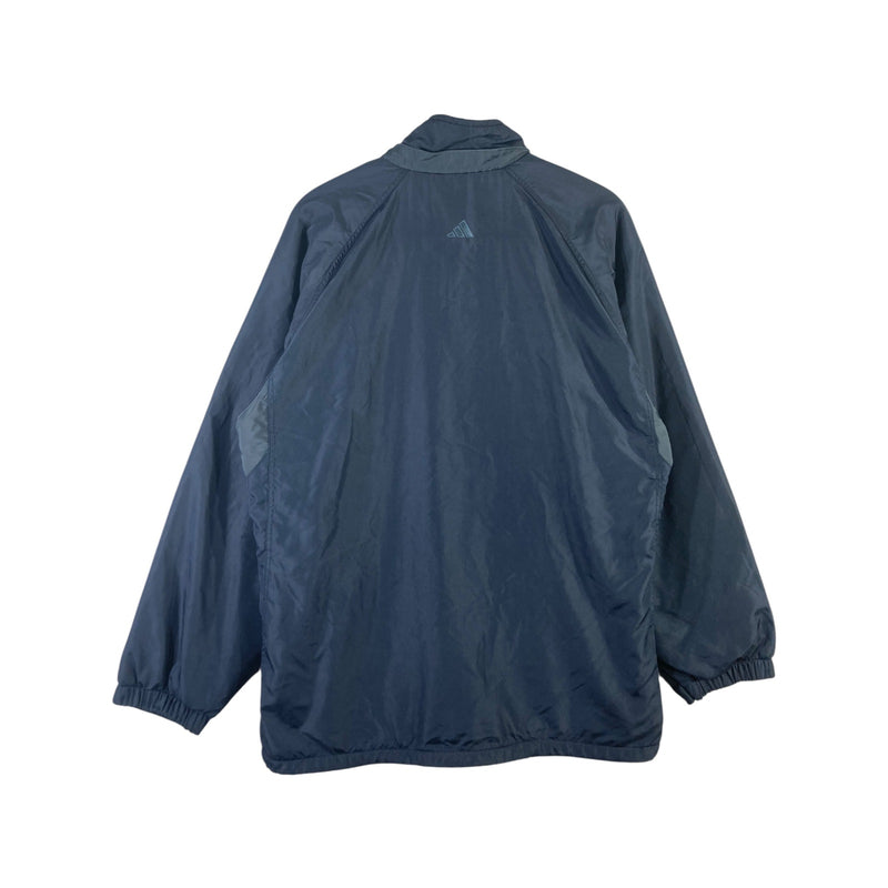 Vintage Adidas Chest Logo Full Zip Windbreaker