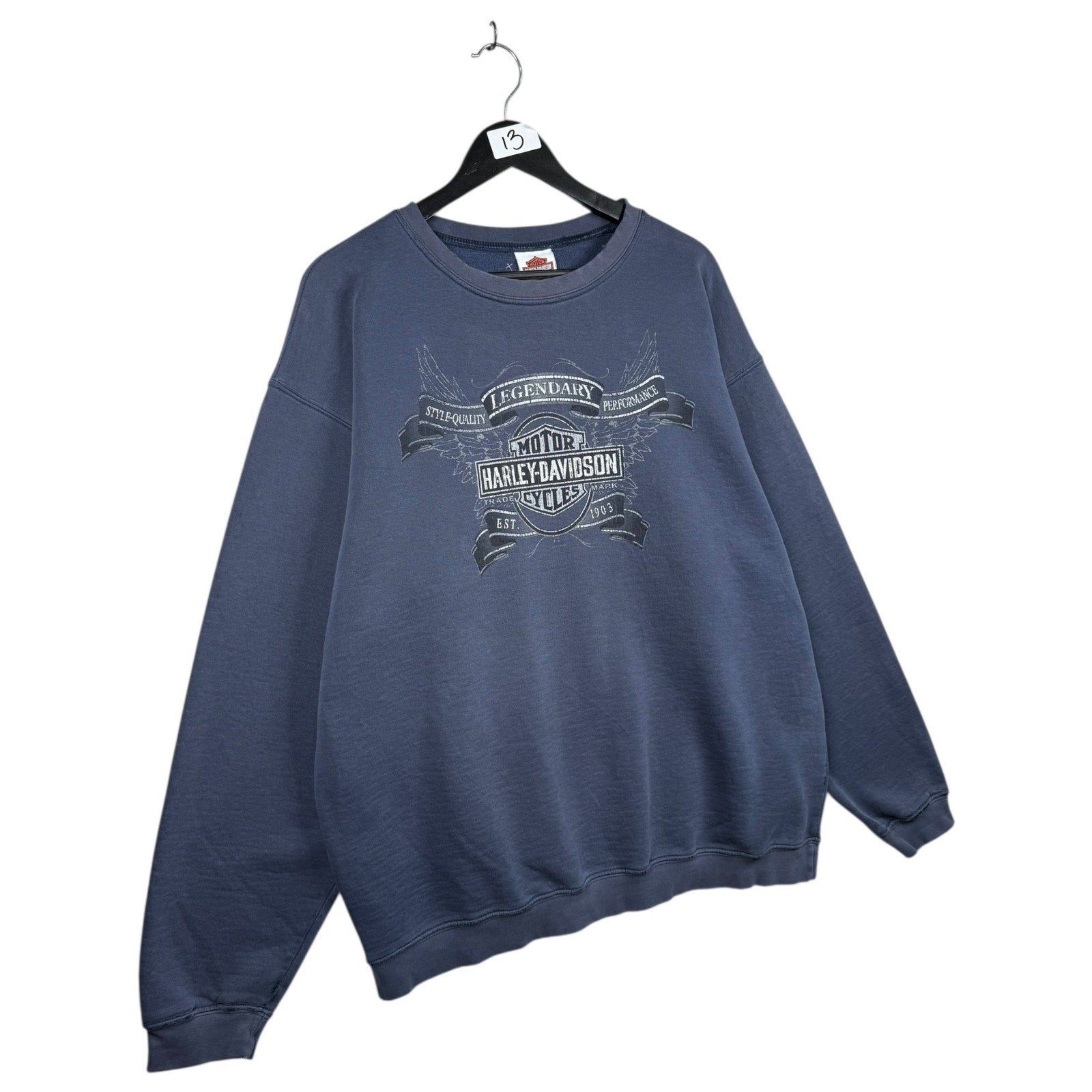 Vintage Harley Davidson Mann's Columbus Indiana Crewneck