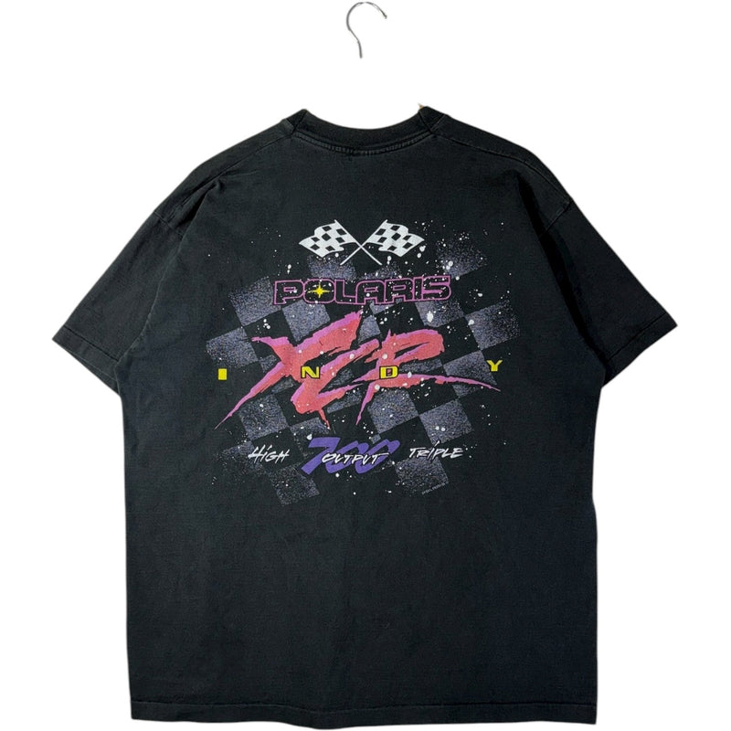 Vintage Polaris Indy Snowmobile Racing Graphic T-Shirt