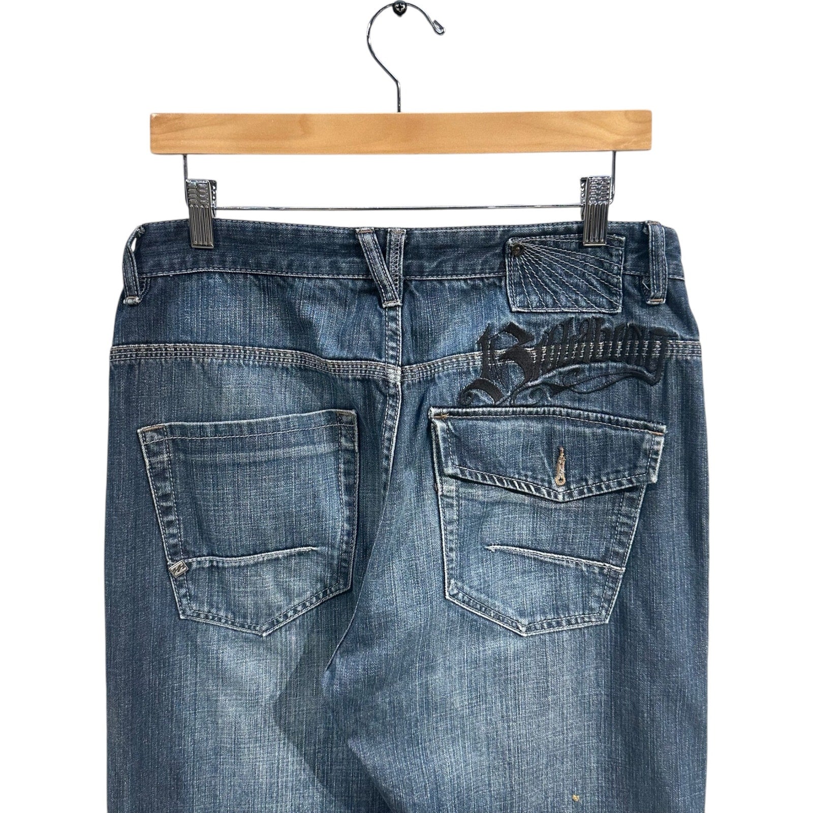 Vintage Y2K Billabong Straight Leg Denim Jeans 33x30