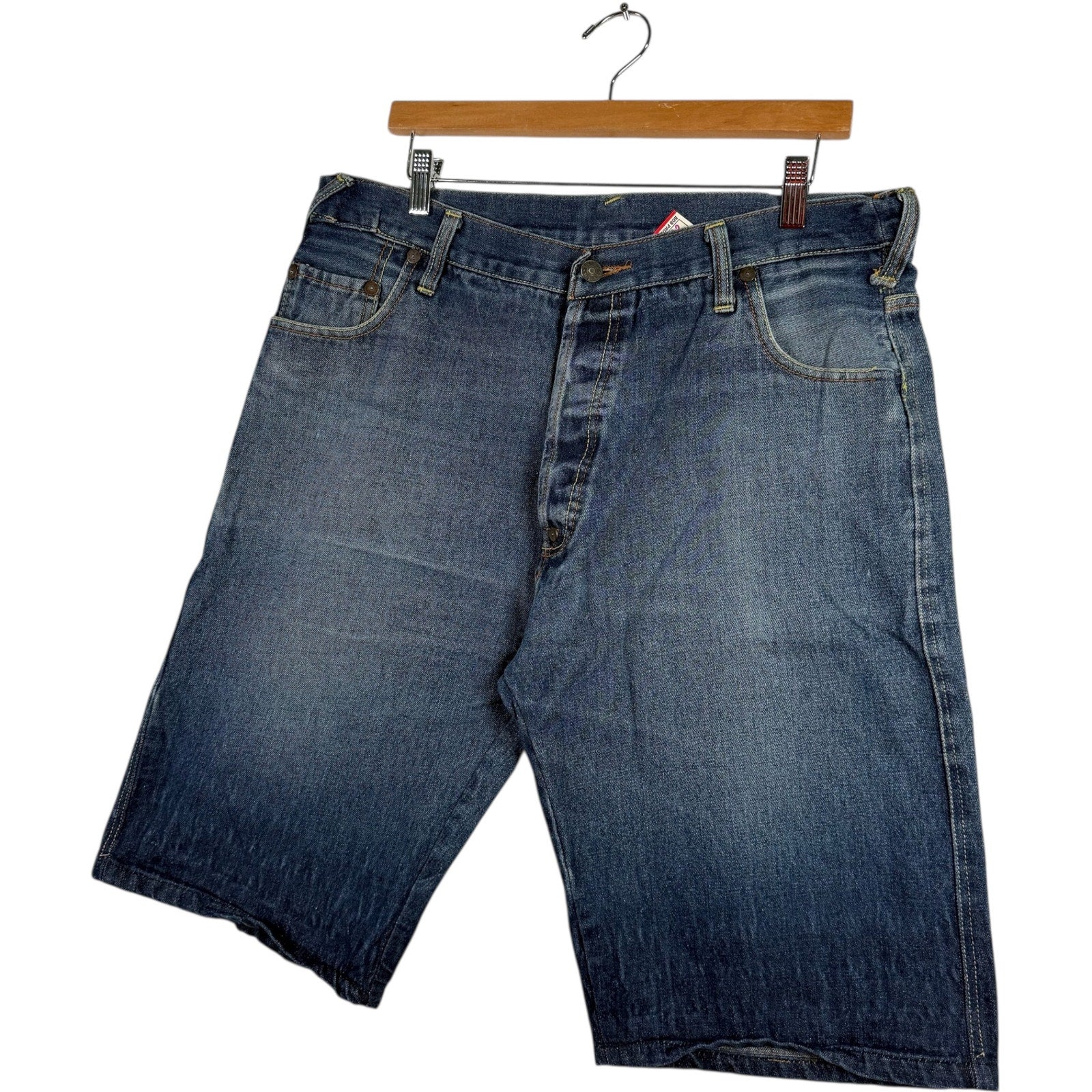 Y2K Evisu Denim Shorts 42
