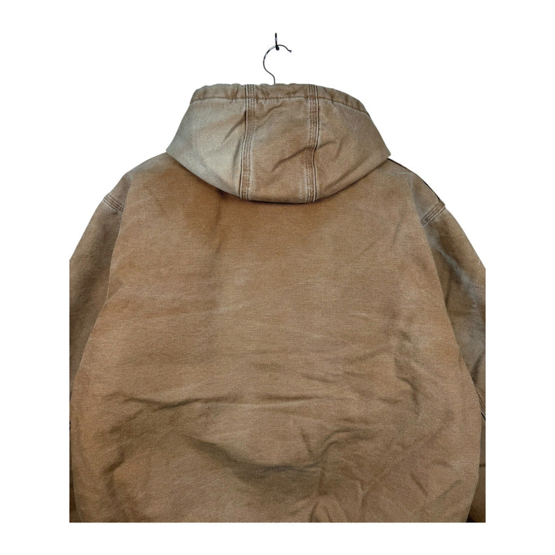 Vintage Carhartt Active Washed Full Zip Hoodie