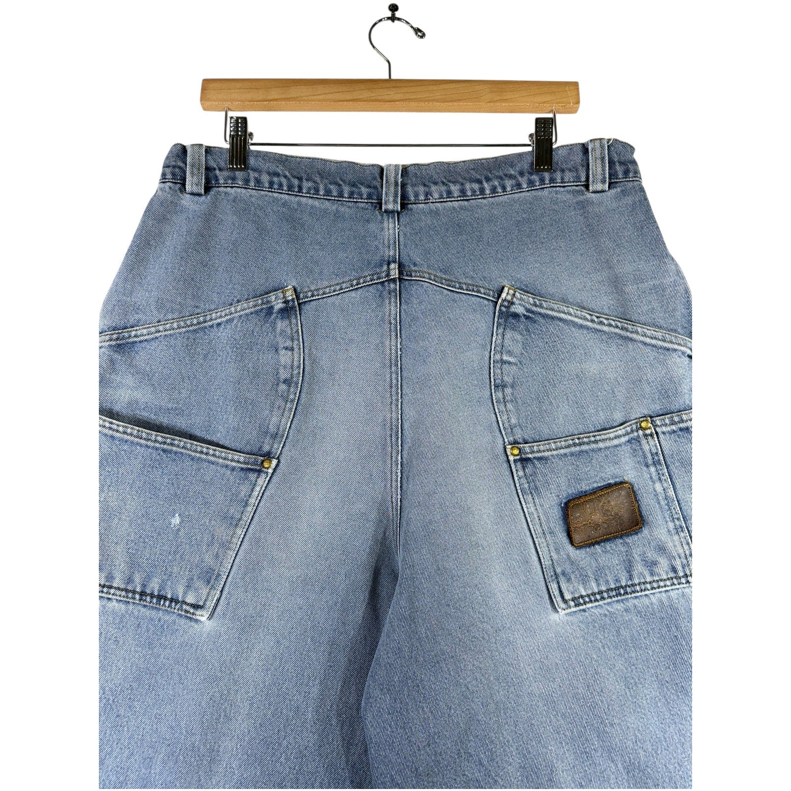 Vintage Delgrifo Italy Denim Carpenter Shorts 35