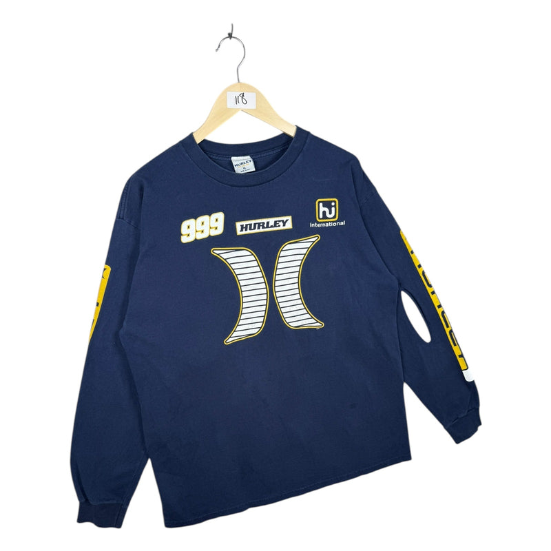 Vintage Hurley 999 Racing Long Sleeve T-Shirt
