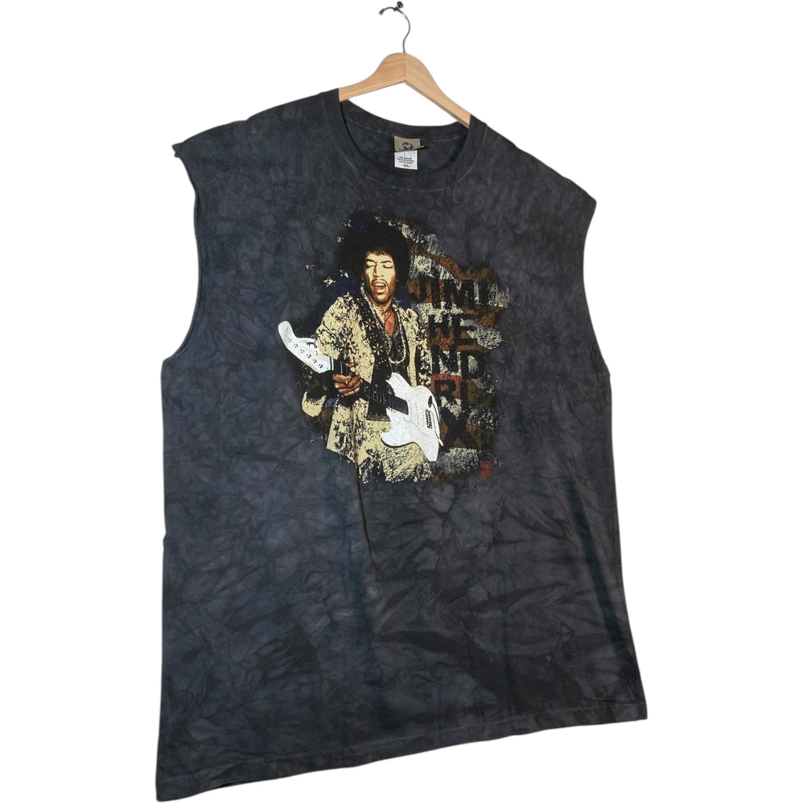 Vintage Jimi Hendrix Tie Dye Muscle Sleeve Tank Top