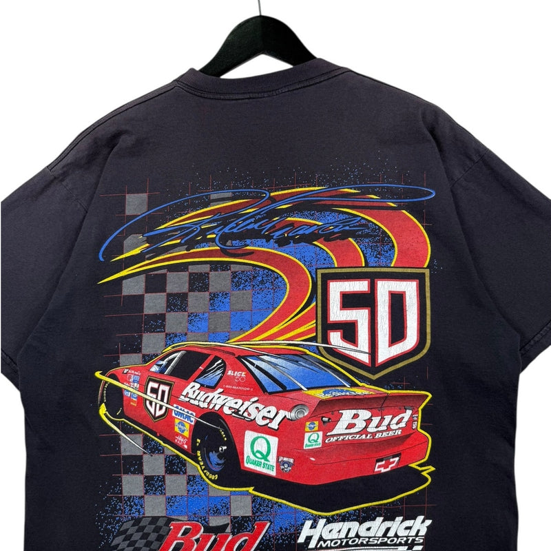 Vintage Ricky Craven Budweiser #50 NASCAR T-Shirt
