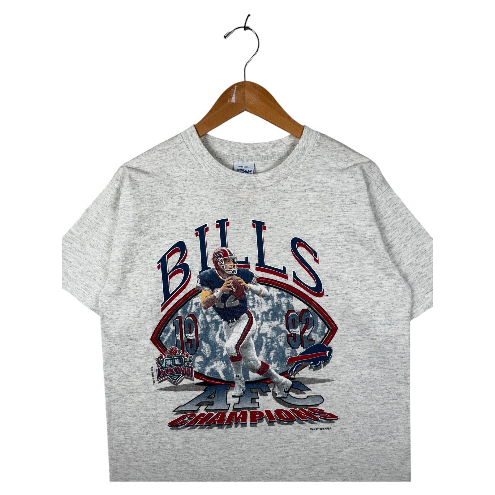 Vintage Buffalo Bills AFC Champions Super Bowl XXVII NFL T-Shirt