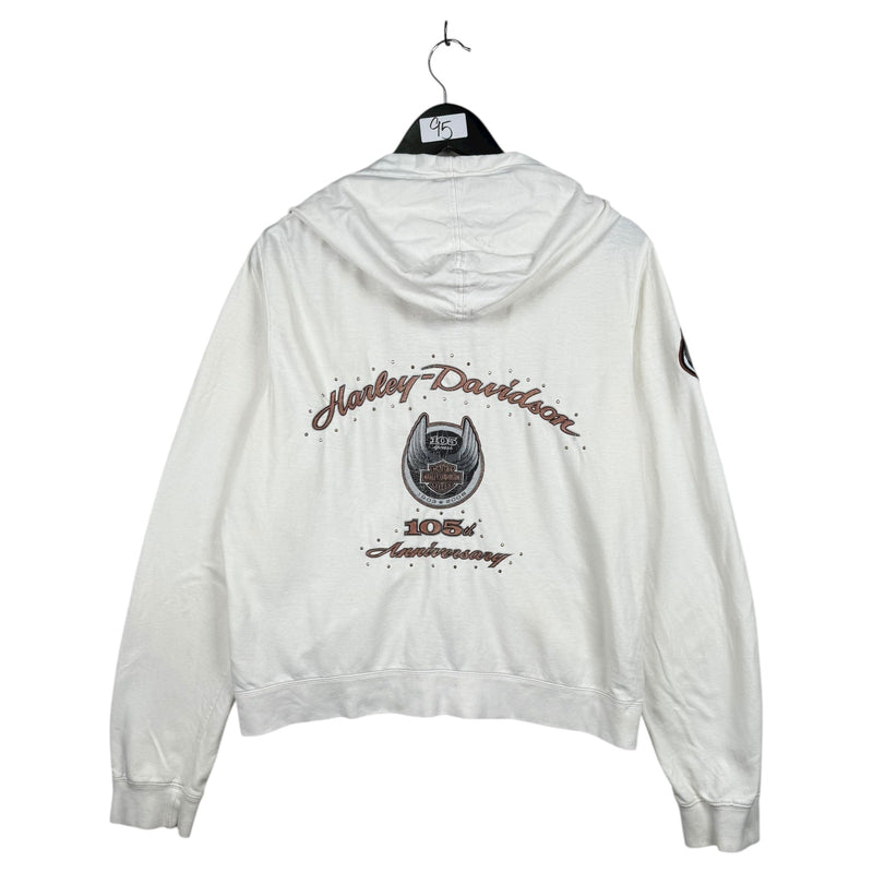 Vintage Harley Davidson 105th Anniversary Full Zip Hoodie