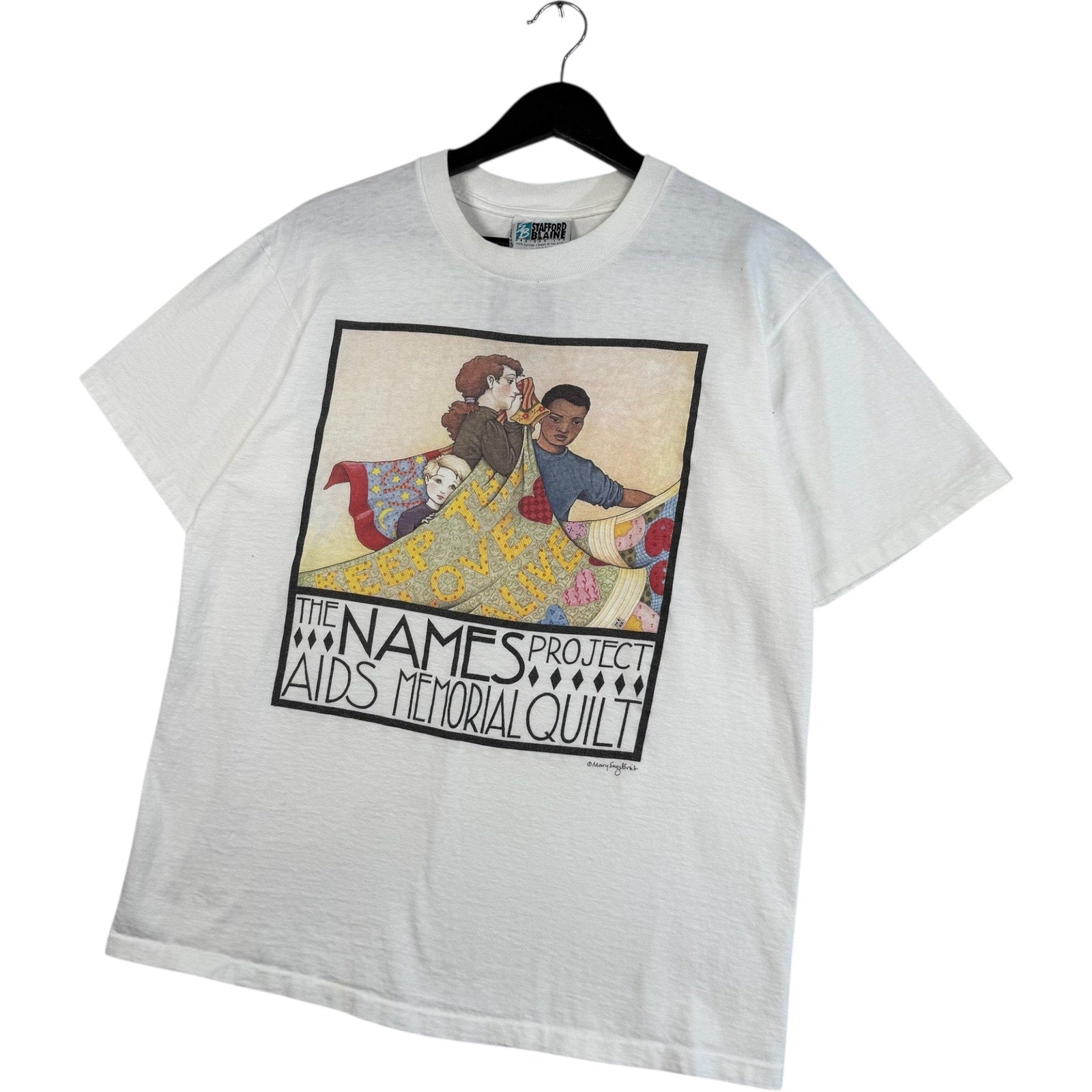 Vintage The Names Project Aids Memorial Quilt Tee