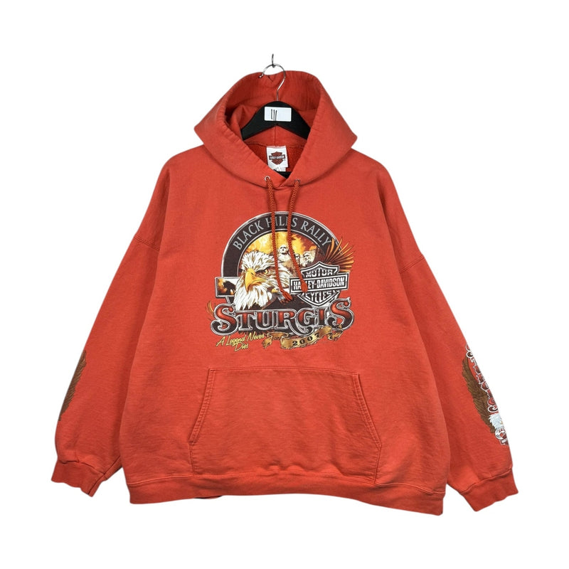 Vintage Harley Davidson Sturgis Eagle Graphic Hoodie