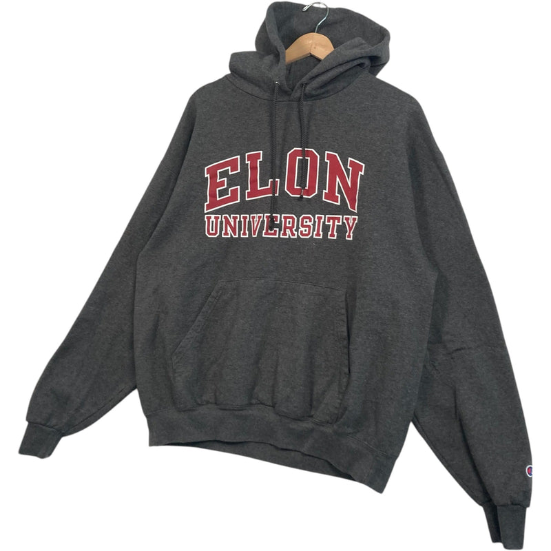 Vintage Champion Elon University Arch Spellout Hoodie