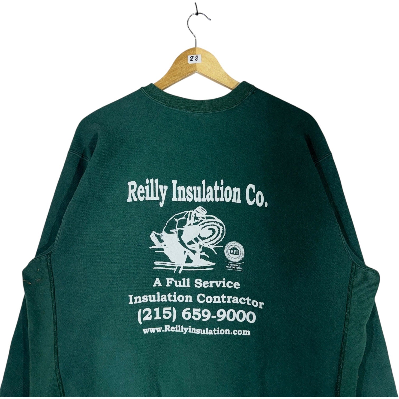 Vintage Camber Reilly Insulation Crewneck