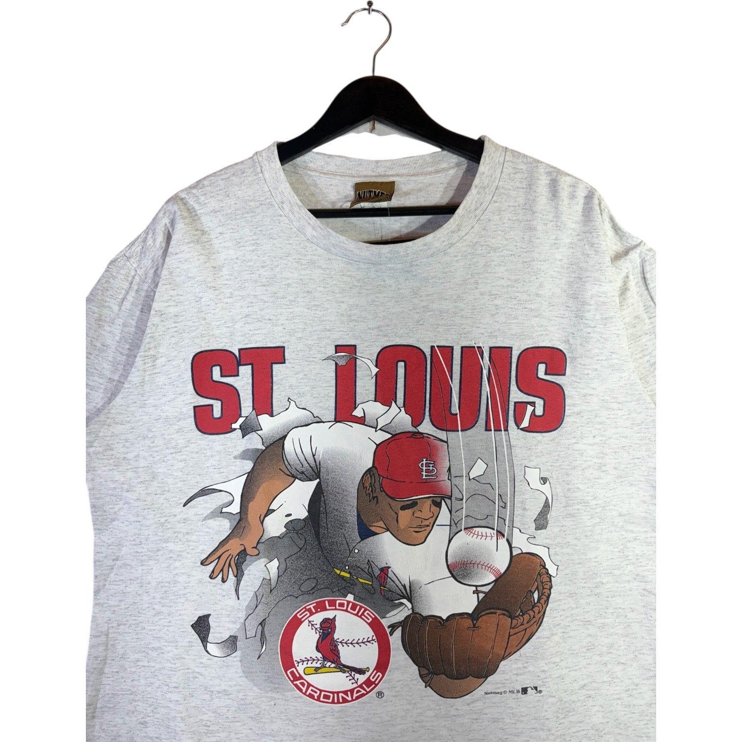 Vintage St. Louis Cardinals MLB Cartoon T-Shirt