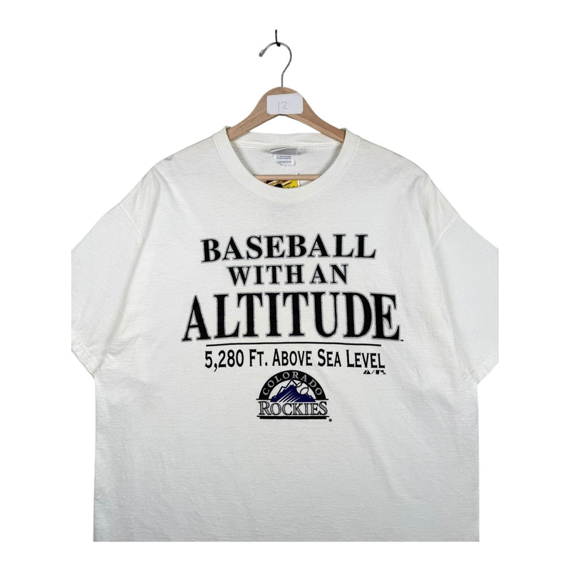 Vintage Colorado Rockies Baseball With An Altitude MLB T-Shirt
