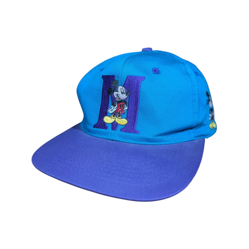 Vintage Disney Mickey Mouse Embroidered Snapback Hat