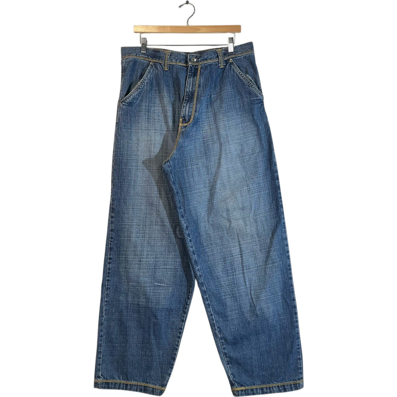 Vintage Evolution Wide Leg Denim Jeans 36x32