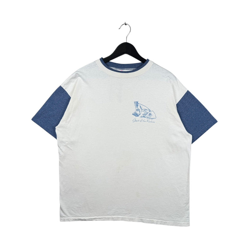 Vintage Ghost Of The Rockies Mountain Lion Chris Gallagher Art T-Shirt