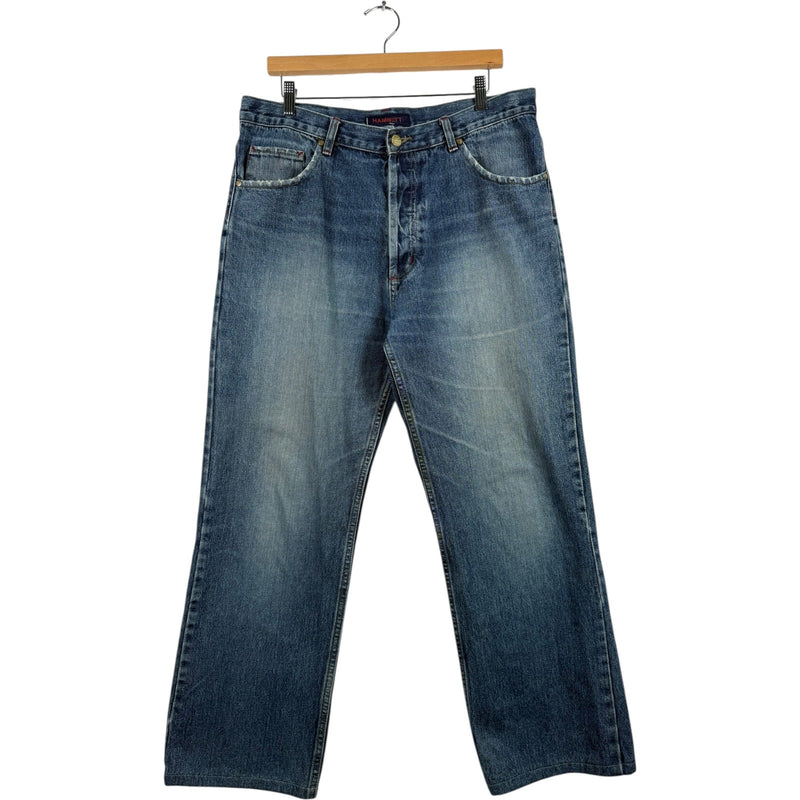 Vintage Hamnett Wide Leg Denim Jeans 36x30