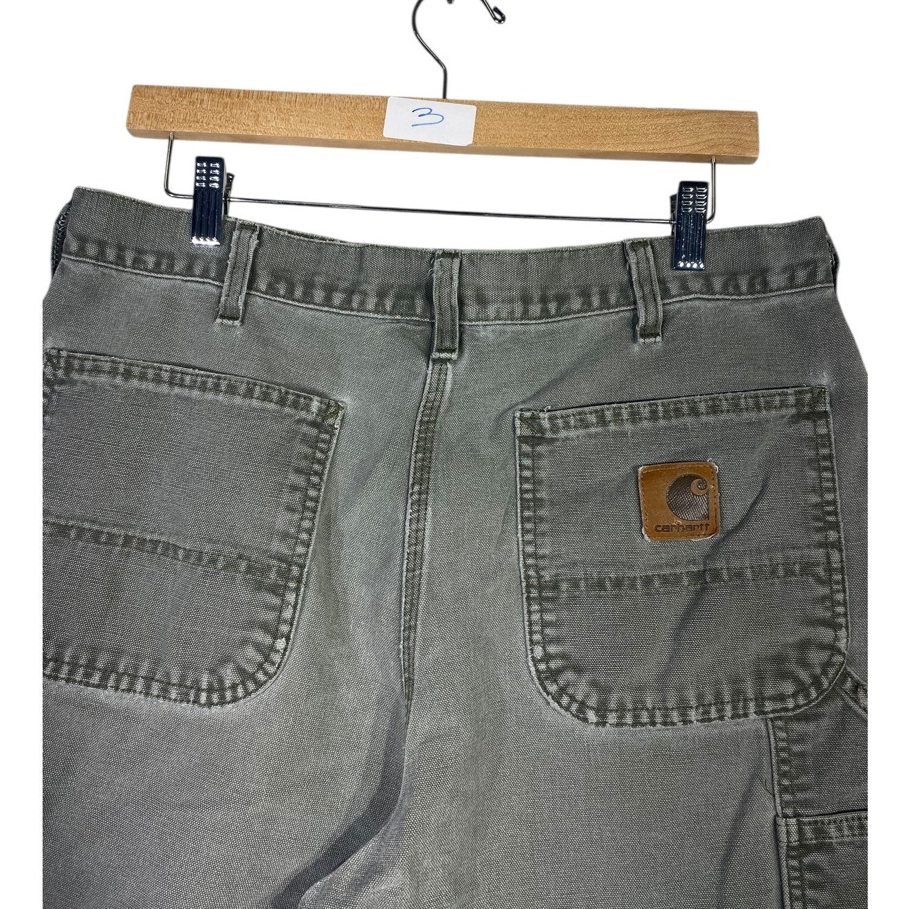 Vintage Carhartt Carpenter Utility Denim Shorts 34