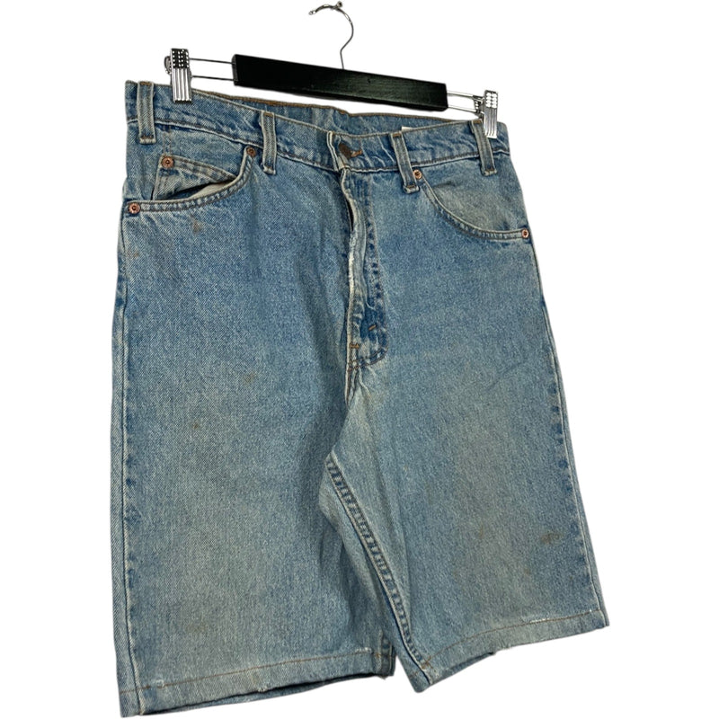 Vintage Levi's 550 Relaxed Tapered Denim Jean Bermuda Shorts 33