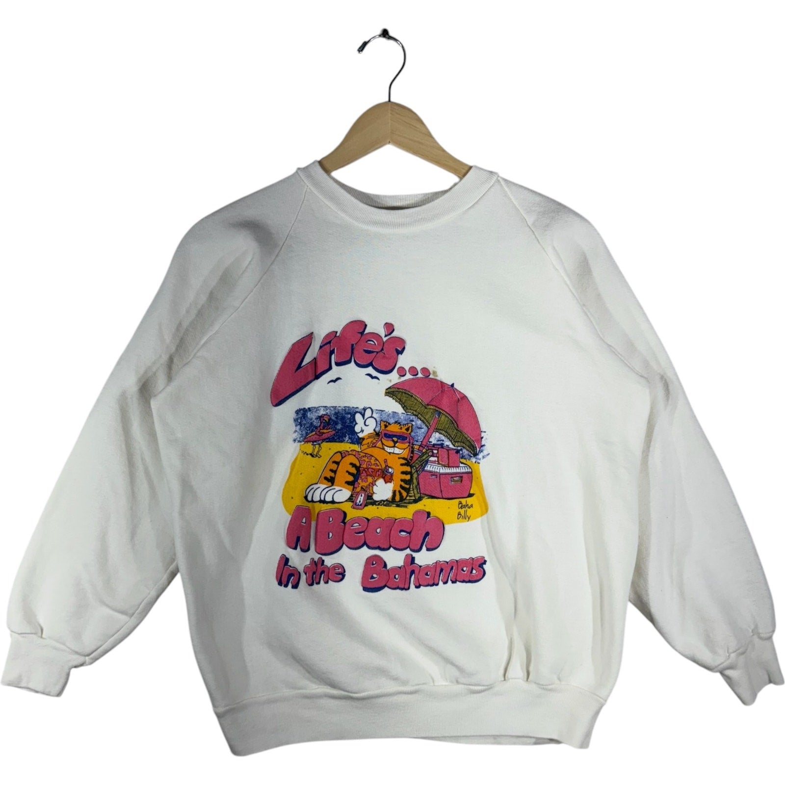 Vintage "Lifes A Beach" Bahamas Souvenir Crewneck 90s
