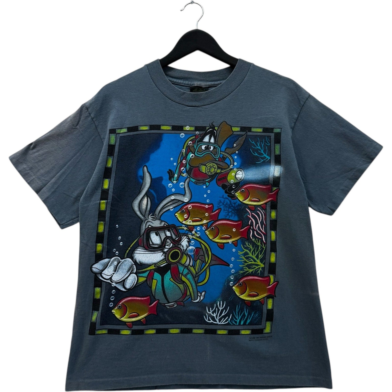 Vintage Changes Looney Tunes Bugs Bunny Scuba Diving Tee