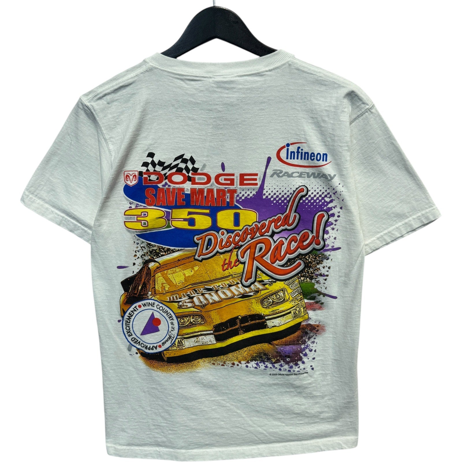 Vintage Dodge Save Mart 350 "Pour It On" NASCAR Racing Tee