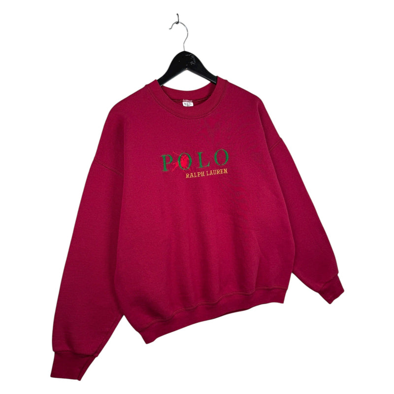 Vintage Polo Ralph Lauren Embroidered Logo Crewneck