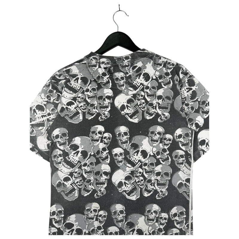 Vintage Skull Skeleton All Over Print T-Shirt
