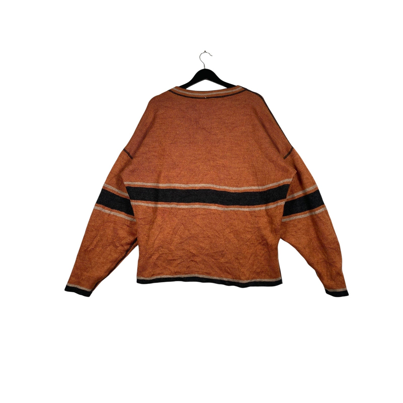 Vintage Essential Solid Striped Sweater