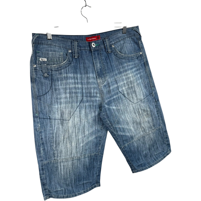 Vintage Westory Utility Denim Shorts 36