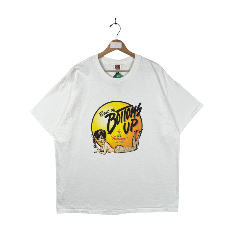 Vintage Best Of Bottoms Up Flamingo Las Vegas T-Shirt