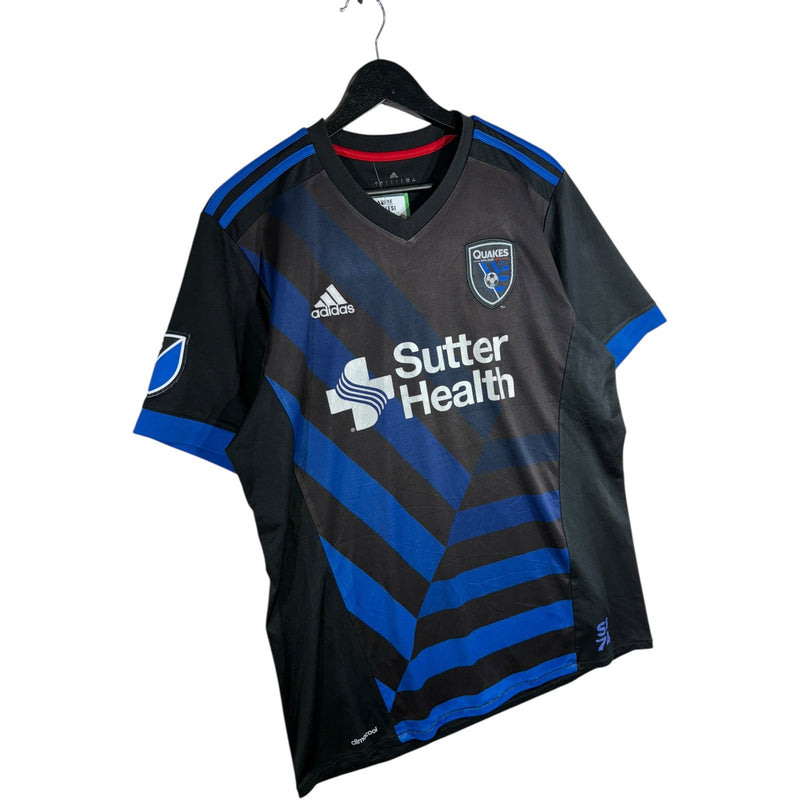 Vintage Adidas Sutter Health Quakes San Jose Jersey