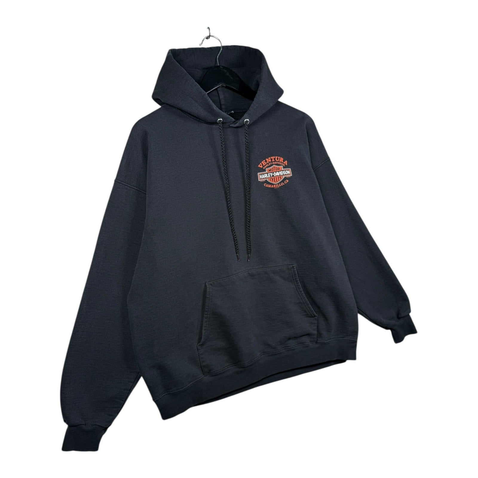 Vintage Harley Davidson Logo Ventura Hoodie