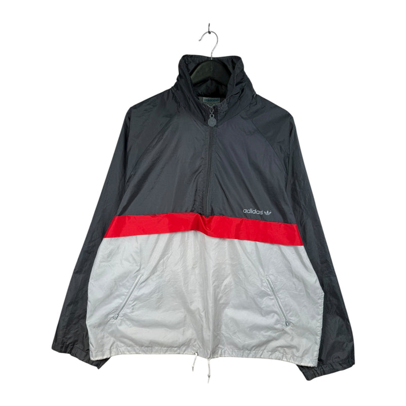 Vintage Adidas Colorblock Half Zip Windbreaker