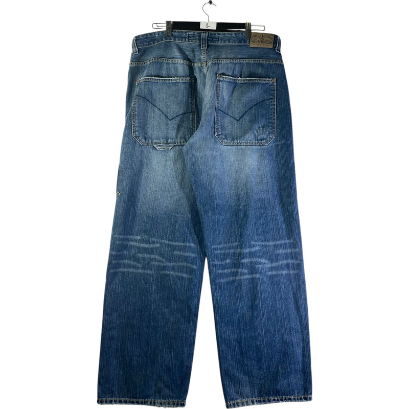 Vintage JNCO Straight Leg Cargo Denim Jeans 38x30