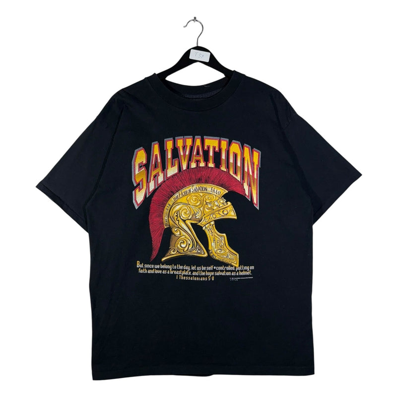 Vintage The Hope of Salvation Gladiator Helmet NASCAR T-Shirt