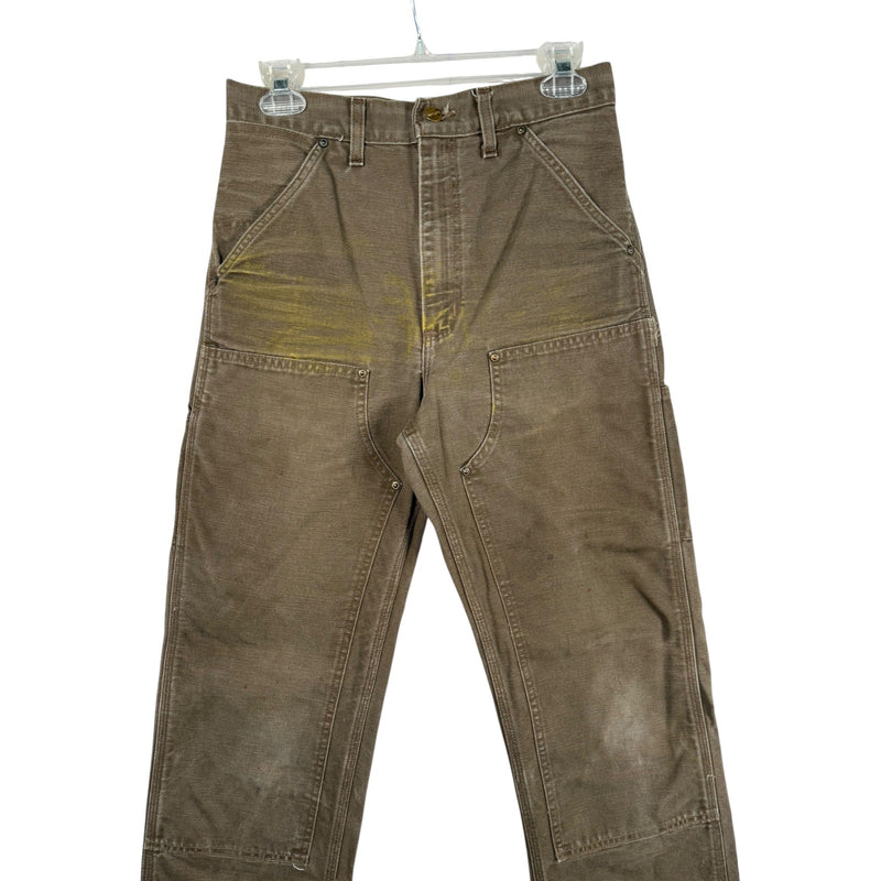 Vintage Carhartt Double Knee Carpenter Canvas Work Pants 28