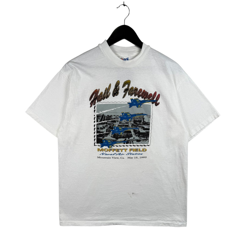 Vintage Moffett Field Naval Air Station T-Shirt 1993