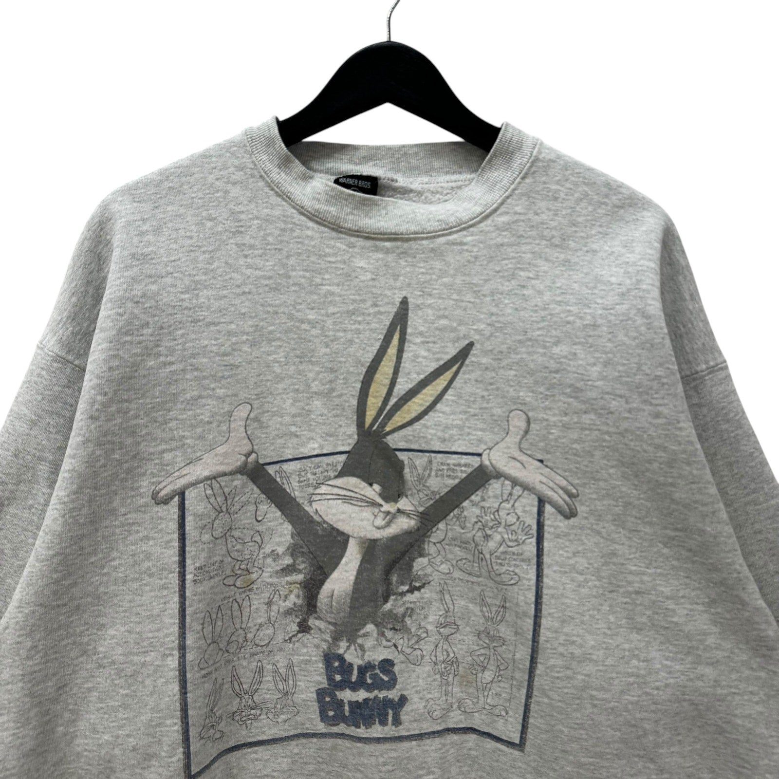 Vintage Looney Tunes Bugs Bunny Concept Art Crewneck