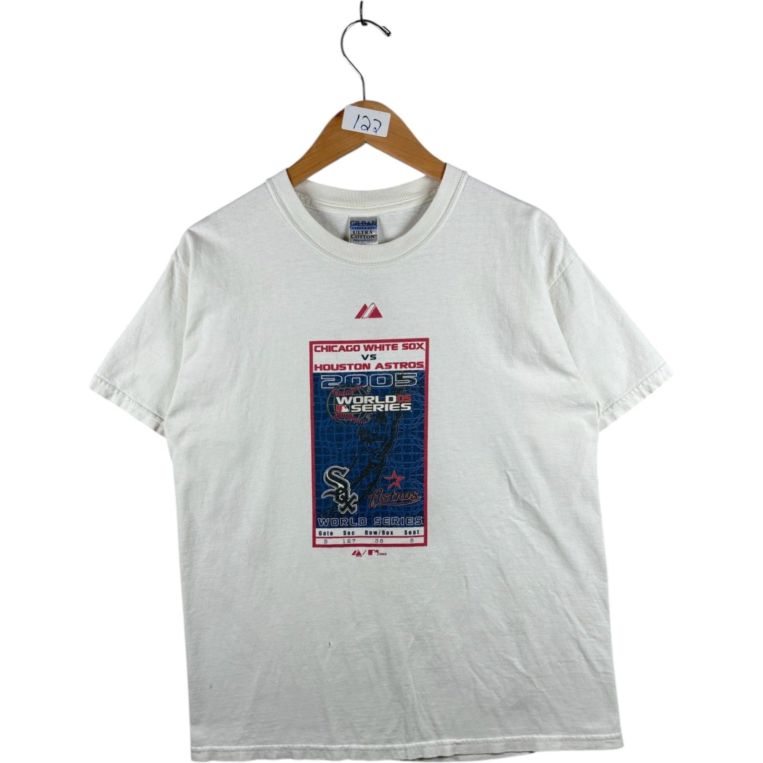 Vintage White Sox Vs. Astros World Series MLB T-Shirt 2005