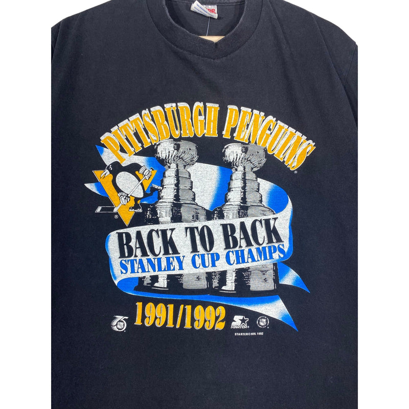 Vintage Pittsburgh Penguins Back To Back NHL T-Shirt