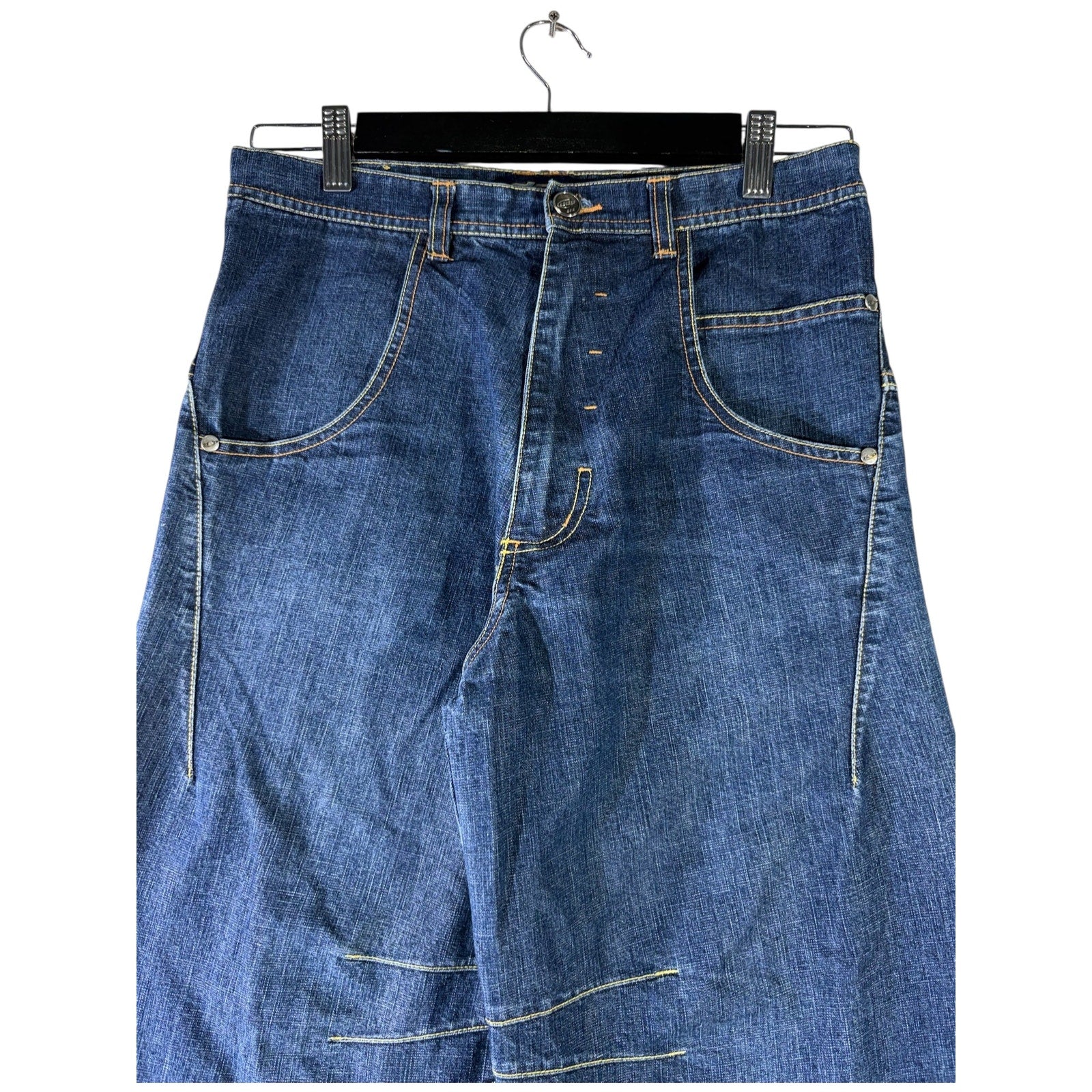 Vintage DDP Bermuda Utility Denim Shorts 34x13