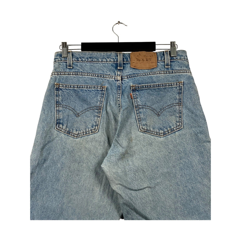 Vintage Levi's 550 Relaxed Tapered Denim Jean Bermuda Shorts 33