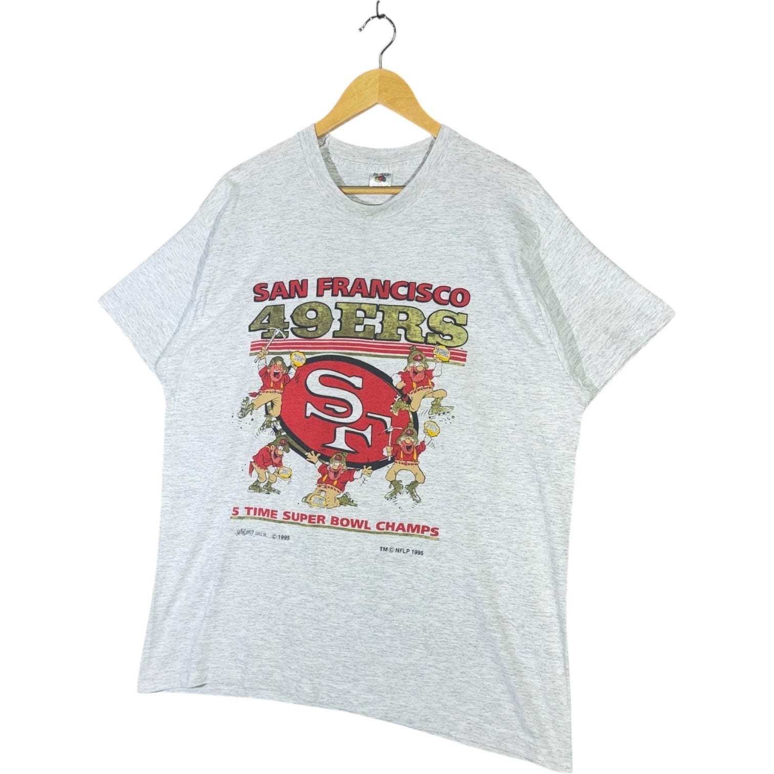 Vintage San Franciso 49ers "5 Time Champs" Tee 1995