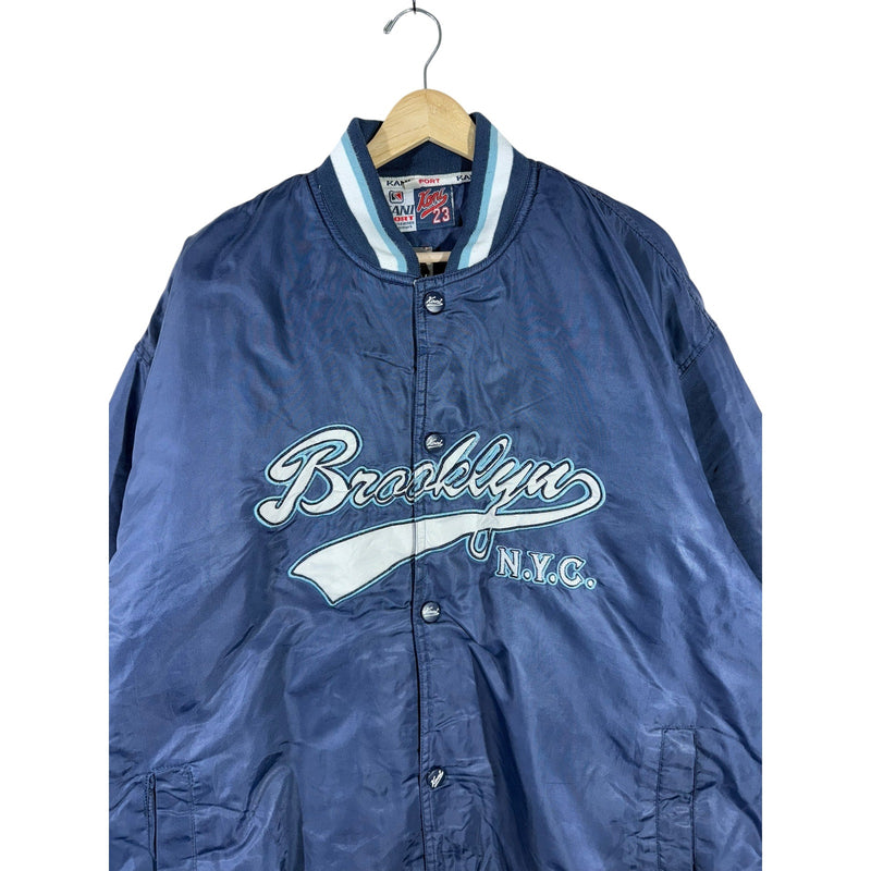 Vintage Brooklyn NYC Kani 23 Windbreaker Varsity Jacket
