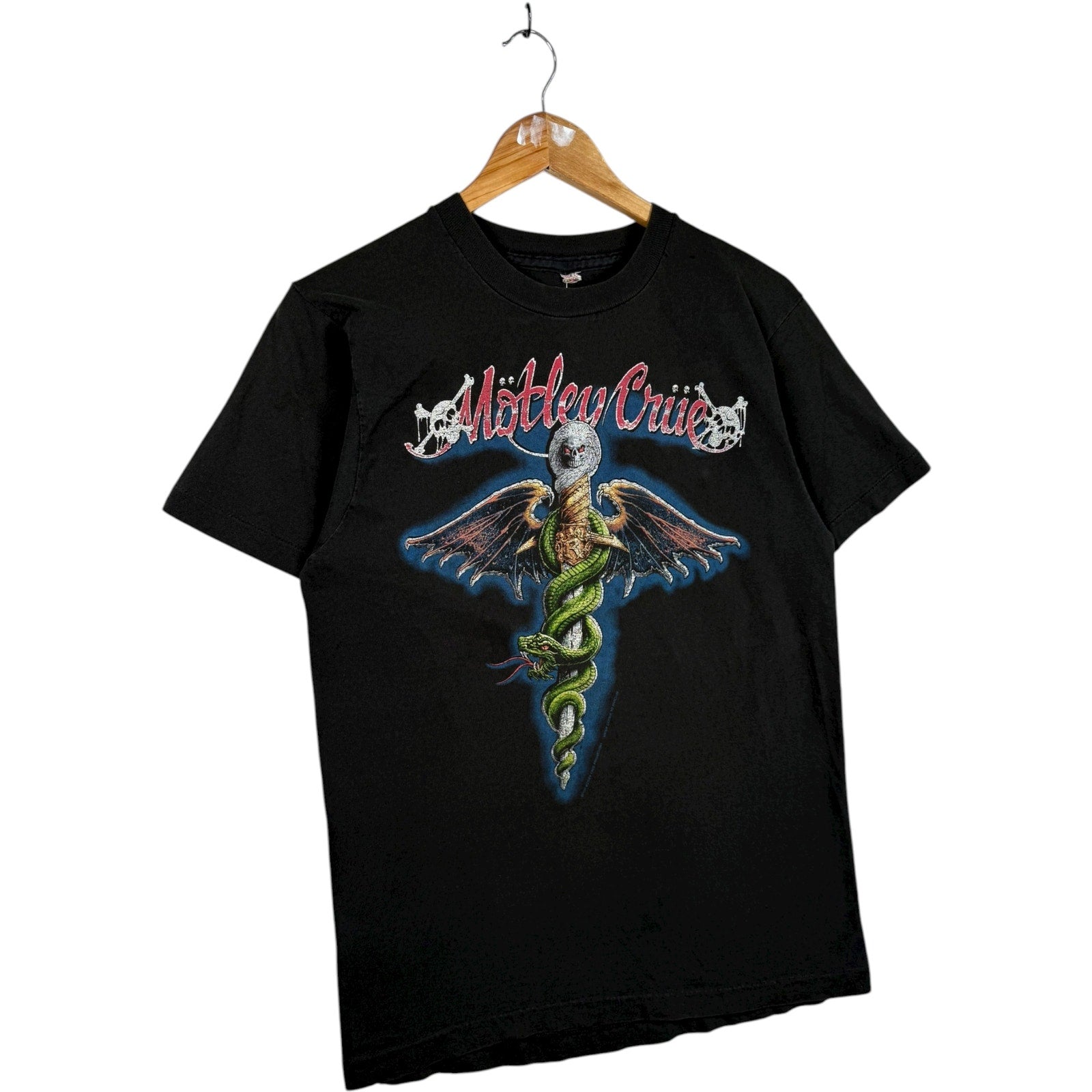 Vintage Motley Crue Dr Feelgood Album Graphic T-Shirt