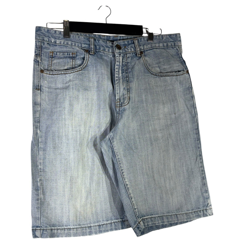 Y2K Urban UP Premium Denim Light Wash Shorts 36x12