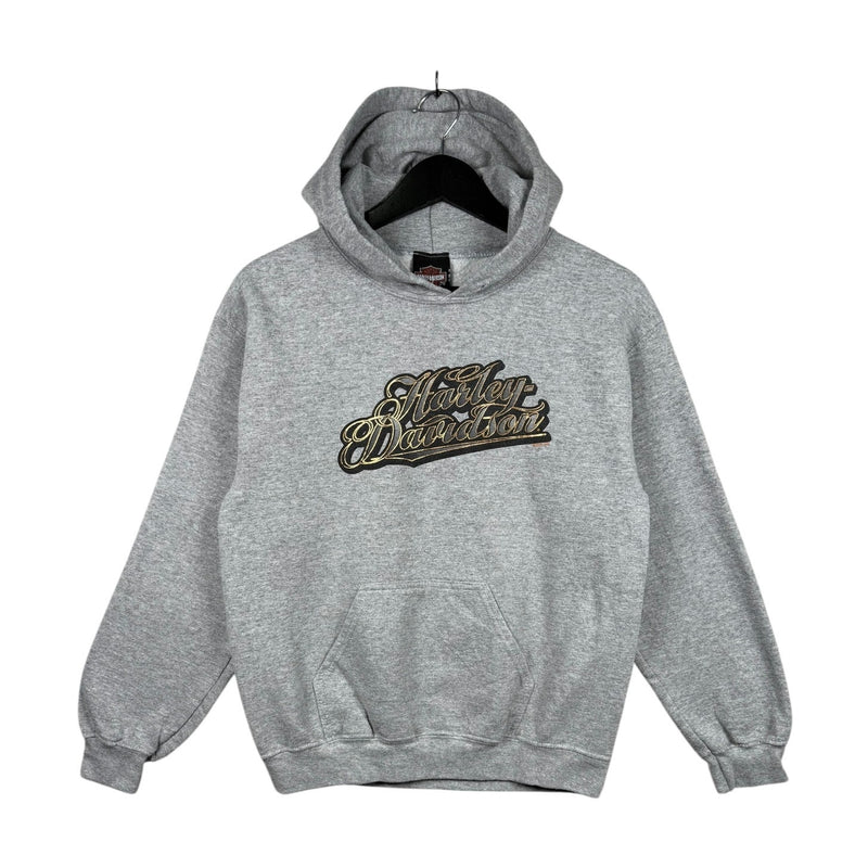 Vintage Harley Davidson Script Logo Hoodie