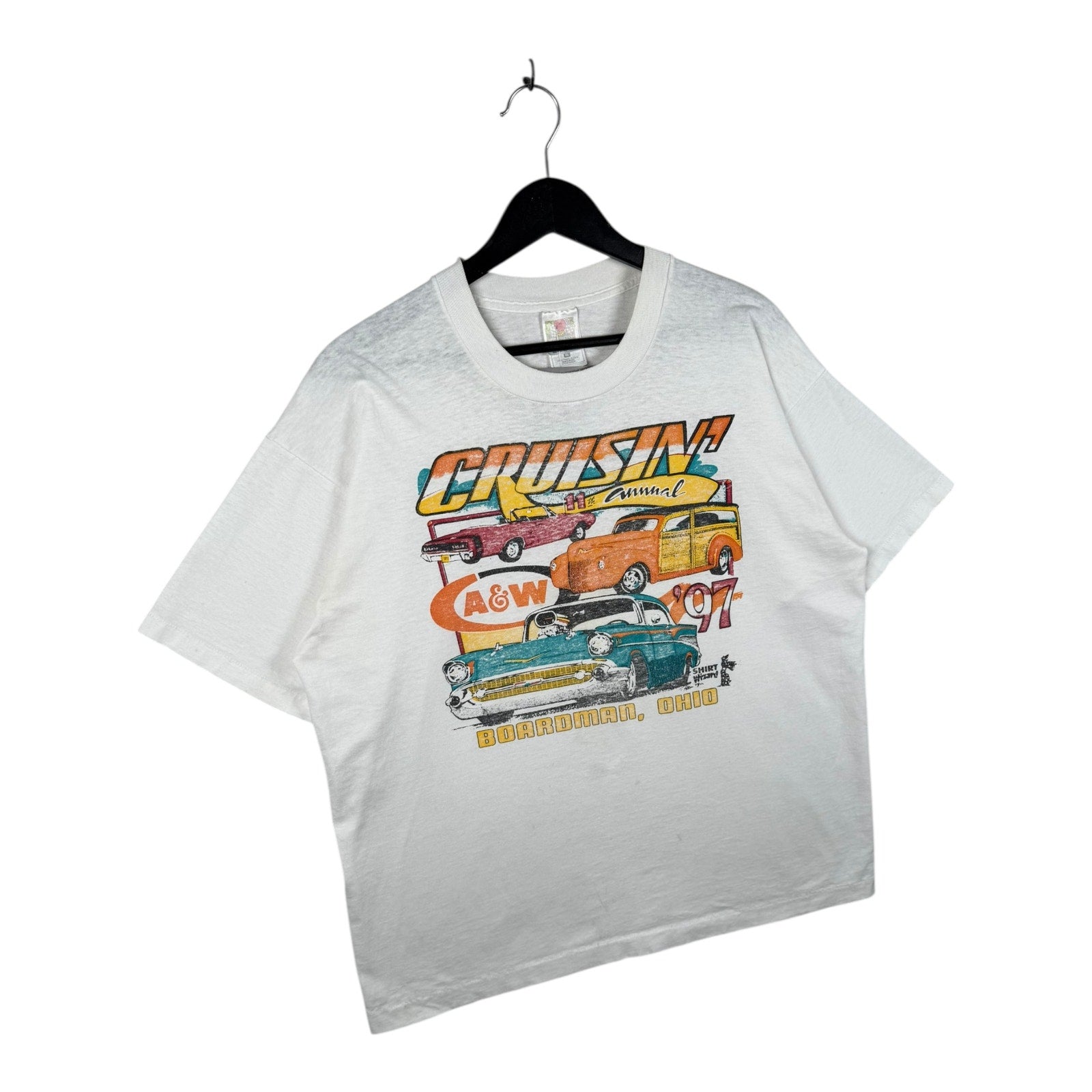 Vintage 1997 Cruisin’ A&W Boardman Ohio T-Shirt